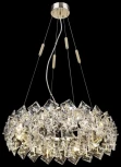 Подвесная люстра Wertmark Norma WE155.10.303 (220V, хрусталь, на тросе, круглые)