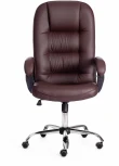 Кресло СН9944 (22) хром кож/зам, коричневый, 36-36 Tetchair 19495
