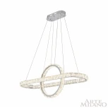 Подвесной светильник Arte Milano Venezia 311311/L1000 NI (регулировка яркости, LED, 220V, хрусталь, пульт управления, на тросе, кольцо)