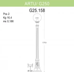 Наземный фонарь Fumagalli GLOBE 250 G25.158.000.VYF1R (220V, шар, IP55)