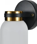 Бра Escada Madison 1x40Вт E14, металл/стекло, черный/бронза, белый (220V)
