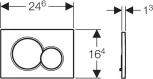 Кнопка смыва Geberit Sigma 01 115.770.11.5 белая