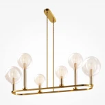 Потолочная люстра на штанге Maytoni Status MOD333PL-06BS1 (220V, шарики)