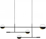 Подвесной светильник ярусный Lightera Urmia LE113L-130B Wi-Fi (LED, 220V, управление смартфоном, голосовое управление, умный дом - Алиса, Tuya Smart, Маруся, Smart Life, Экосистема Сбер, на тросе)