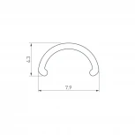 Экран ARH-ROUND-D8-2000 Round Opal (Arlight, Пластик) 036326
