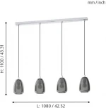 Подвесной светильник Eglo Alobrase 98616 (220V, на проводе)