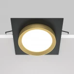 Встраиваемый светильник Hoop GX53 1x15Вт Maytoni Technical DL086-GX53-SQ-BG (220V, круглые)