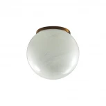 Потолочный светильник Odeon Light Magia 7109/1CA бронзовый/белый/стекло/металл IP20 E14 5W 220V