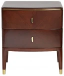 Тумба прикроватная Garda Decor KFG136 (Коричневый/Коричневый)