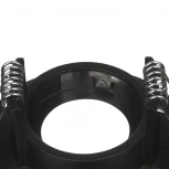 Встраиваемый светильник под лампу MR11 с цоколем GU10 черный Wolta Acento WDL-MR11/04BL-R