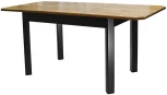 Стол обеденный Мариус М 80 дуб/чёрный 120/170*80 от фабрики Mebelik
