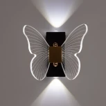 Настенный светильник светодиодный с бабочками De City Конти 488024801 (220V, бабочки)