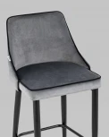Стул полубарный Stool Group Коби велюр серый УТ000025305