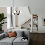 Подвесной светильник Eurosvet Moity 70150/4 черный/латунь (220V, на тросе)