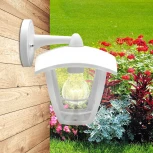 Настенный фонарь уличный ЭРА НБУ 07-40-002 «Дели 2» белый (220V, IP44)