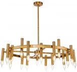 Потолочная люстра большая на штанге Leonardo 2156/05/20P Stilfort (220V, свеча)