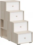 Лестница-комод Play ОГОГО (арт.851771), (ЛДСП/Белый,Ясень Коимбра)