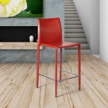 Стул полубарный Rolf, кожа ретро-красный Top Concept ROLF 2001000000760