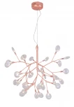 Подвесная люстра Crystal Lux Evita SP36 COPPER/TRANSPARENT