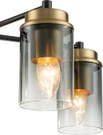 Потолочная люстра на штанге Escada Dinasty 2118/5P E14*40W Black/Brass (220V)