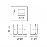 Настенный светильник Lightstar LAMELLA 801616 (220V)