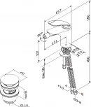 Смеситель Am.Pm Sensation F3083164 для биде