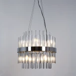 Подвесная люстра Arte Lamp Montreal A1034SP-12CC (220V, хрусталь, на тросе, круглые)