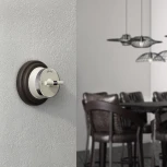 Выключатель на 4 положения двухклавишный Vintage (слоновая кость матовый/хром) Werkel W5822055 (a058782)