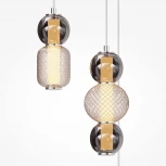 Подвесной светильник Maytoni Drop MOD273PL-L33CH3K (LED, 220V, на проводе, шарики)