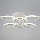 Потолочная люстра светодиодная на штанге с пультом регулировкой яркости и цветовой температуры Reluce 02302-0.3-3+3 WH