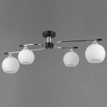 Потолочная люстра на штанге ILLUMICO IL0638-4CSQ-24 CR BK LIBRA (220V)