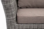 Лаунж-зона из искусственного ротанга, цвет графит 4SIS Капучино Сингл KSS2C2T-4-SET graphite