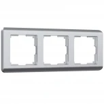 Рамка на 3 поста Stream (серебряный) Werkel W0032106 (a051277)