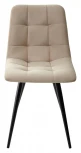 Стул CHILLI-Q бежевый #5, велюр / черный каркас, 4 шт/ 1 к