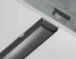 Алюминиевый профиль накладной гибкий для светодиодной ленты до 15мм Ambrella Illumination GP1600BK/BK