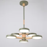 Потолочная люстра Wi-Fi на штанге Turna Dbl L6 Hacks By ImperiumLoft Turna-Dbl01 (LED, 220V, пульт управления, голосовое управление, умный дом - Алиса)