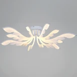 Потолочная люстра светодиодная с пультом и ночным режимом Reluce 14390-0.3-6+6 white (Умный дом) (220V)