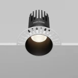 Встраиваемый светильник под гипсокартон Maytoni Dip DL122-15W-4K-TRS-B (LED, 220V, круглые)