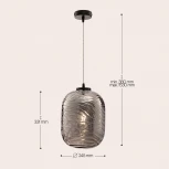 Подвесной светильник Maytoni Dunas P058PL-01B