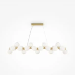 Подвесной светильник Maytoni Dallas MOD547PL-25BS (220V, на тросе, шарики, паук, молекулы)