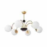 Потолочная люстра на штанге Arte Milano Napoli 312066/D850/6 BS/BK (220V, шарики)