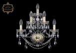 Бра Art Classic 10.25 10.25.2+2+1.165.Gd.Sp (220V, хрусталь, подвески, подсвечник, свеча)
