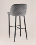 Стул барный Stool Group Оскар велюр серый УТ000001368