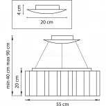 Подвесной светильник Lightstar Nubi Legno 802165