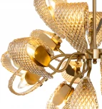 Потолочная люстра на штанге Fless V000345 (11033/18R Amber) (220V)