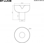 Настольная лампа ST Luce Ripple SL6014.404.01 Черный/Дымчатый LED 1*5W