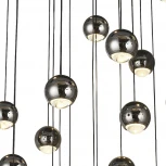 Потолочная люстра Lumien Hall Danay LH8027/24P-BK-PBK