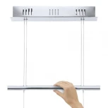 Подвесной линейный светодиодный светильник с диммером Eglo Cardito 1 93625