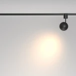 Трековый светильник Maytoni Elasity Sfera TR164-1-8W3K-M-B (LED, 48V, шар)