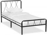 Односпальная кровать Woodville Иоханна 18 90х200 черная 511601